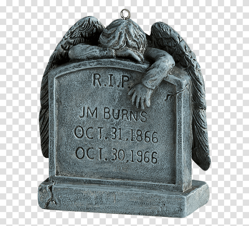 Angel Tombstone Horror Ornament Headstone, Mailbox, Letterbox Transparent Png