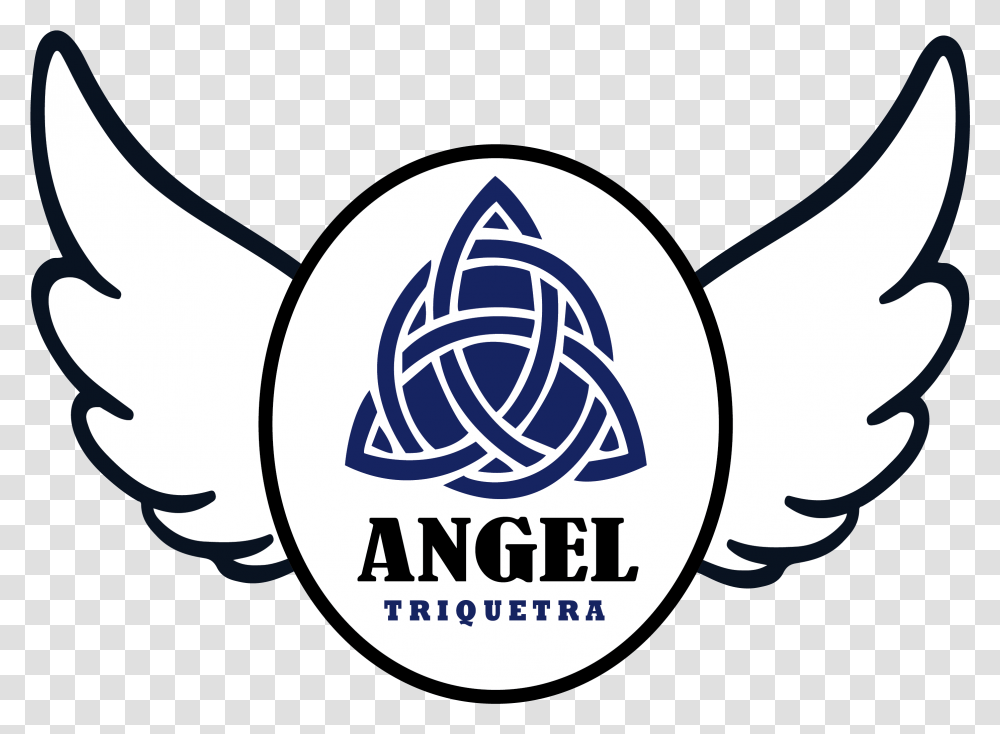 Angel Triquetra Triquetra, Logo, Trademark, Badge Transparent Png