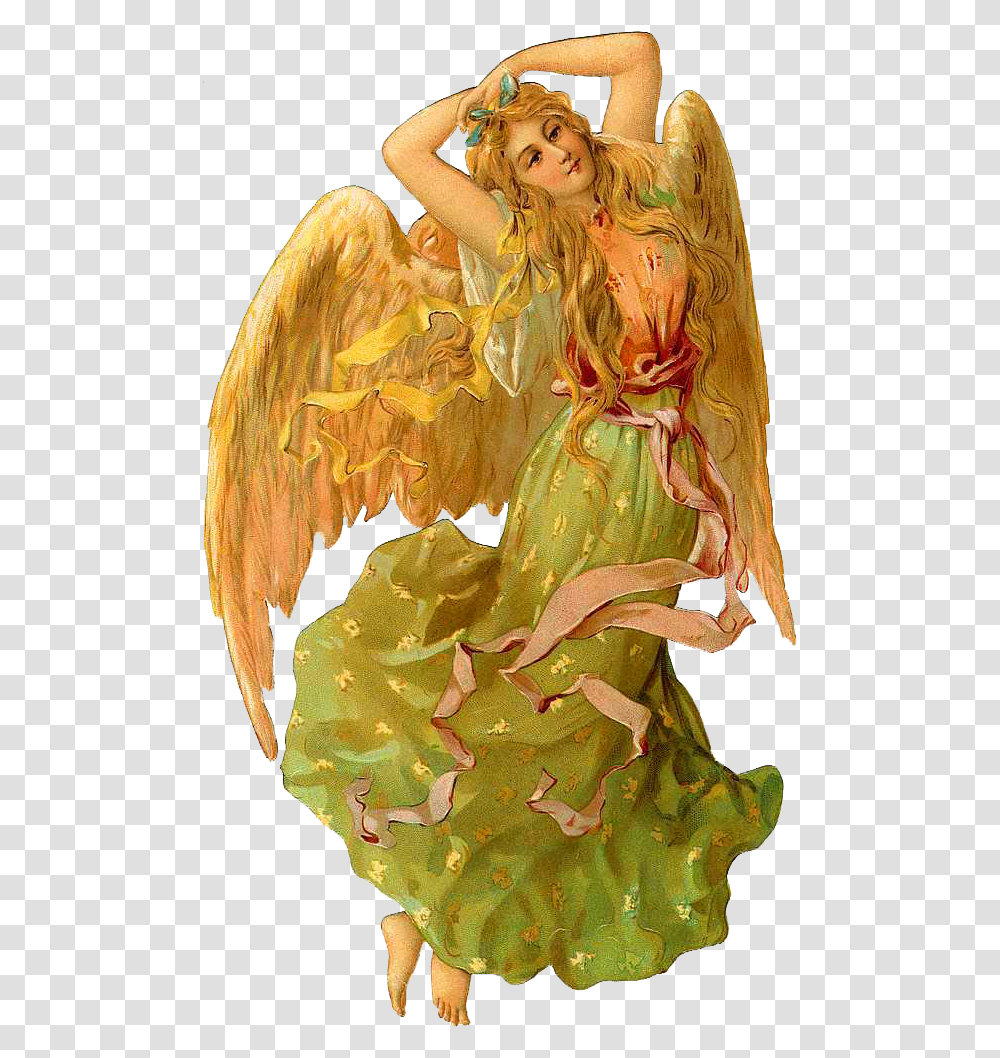 Angel Victorian Angel, Painting, Person, Human Transparent Png
