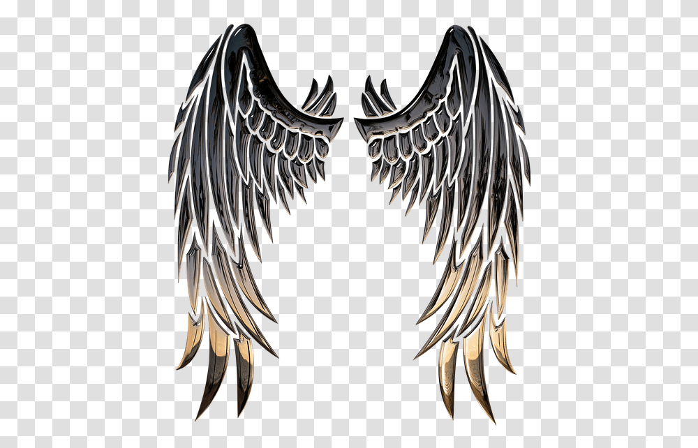 Angel Wing Art, Emblem, Trophy, Archangel Transparent Png