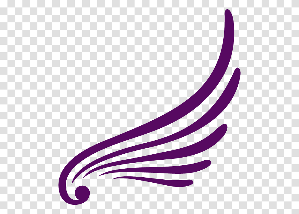 Angel Wing Logos Purple Wings Logo, Bird, Animal Transparent Png