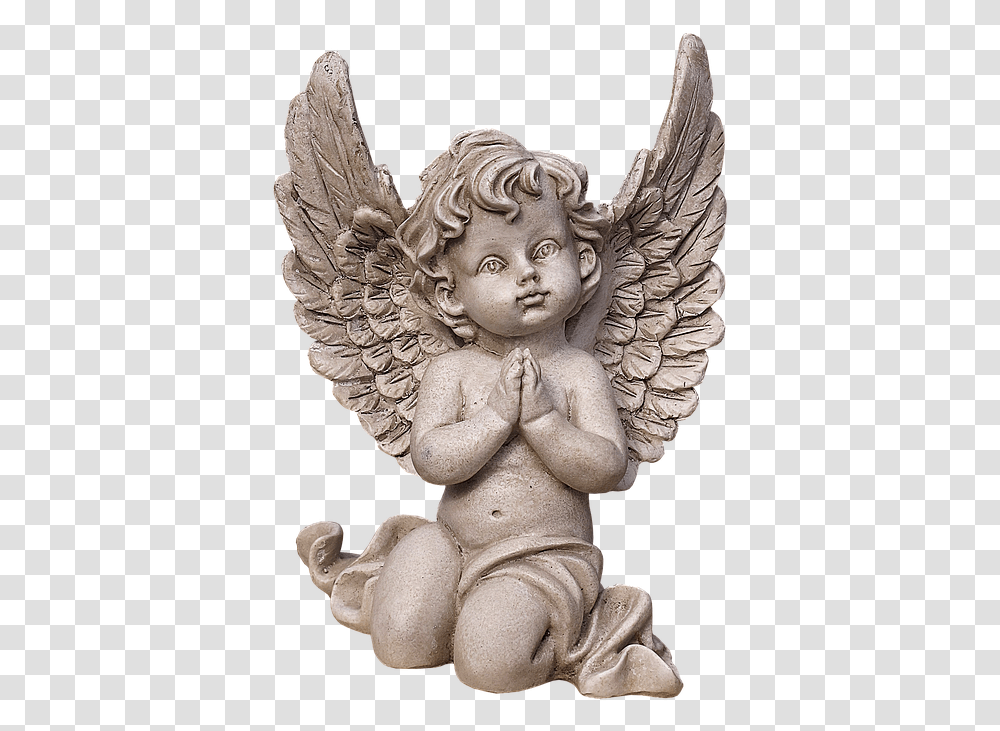 Angel Wing Pray Little Angel Guardian Angel Love Angel Statue Baby Praying, Archangel, Person, Human Transparent Png