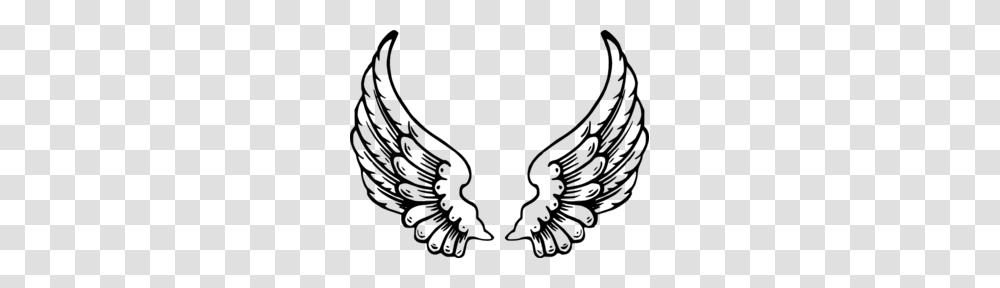 Angel Wings Clip Art For Web, Gray, World Of Warcraft Transparent Png