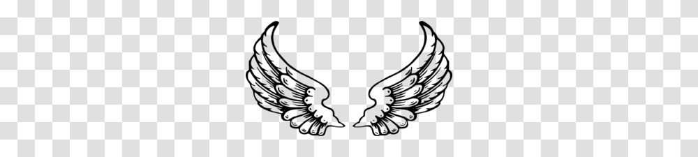 Angel Wings Clip Art, Gray, World Of Warcraft Transparent Png