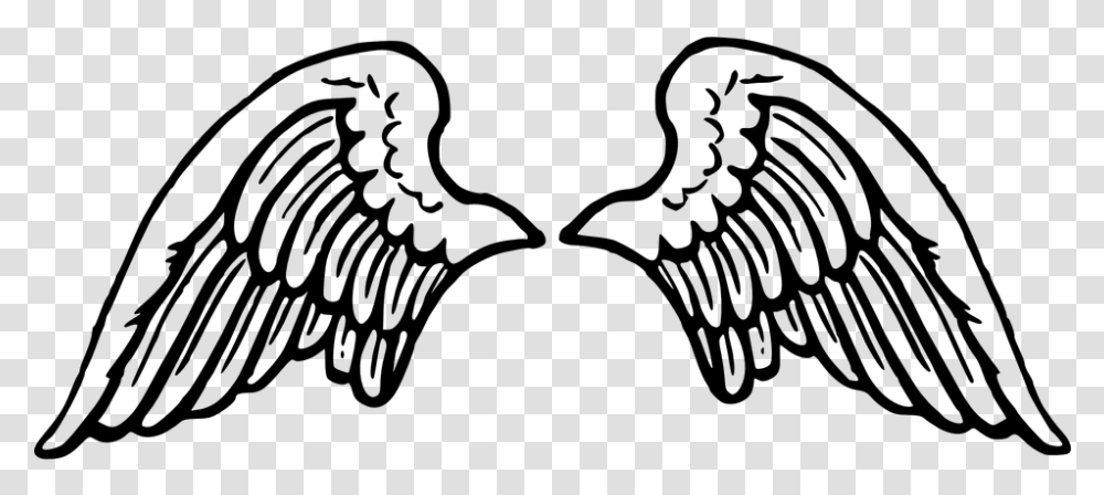 Angel Wings Clipart, Gray, World Of Warcraft Transparent Png