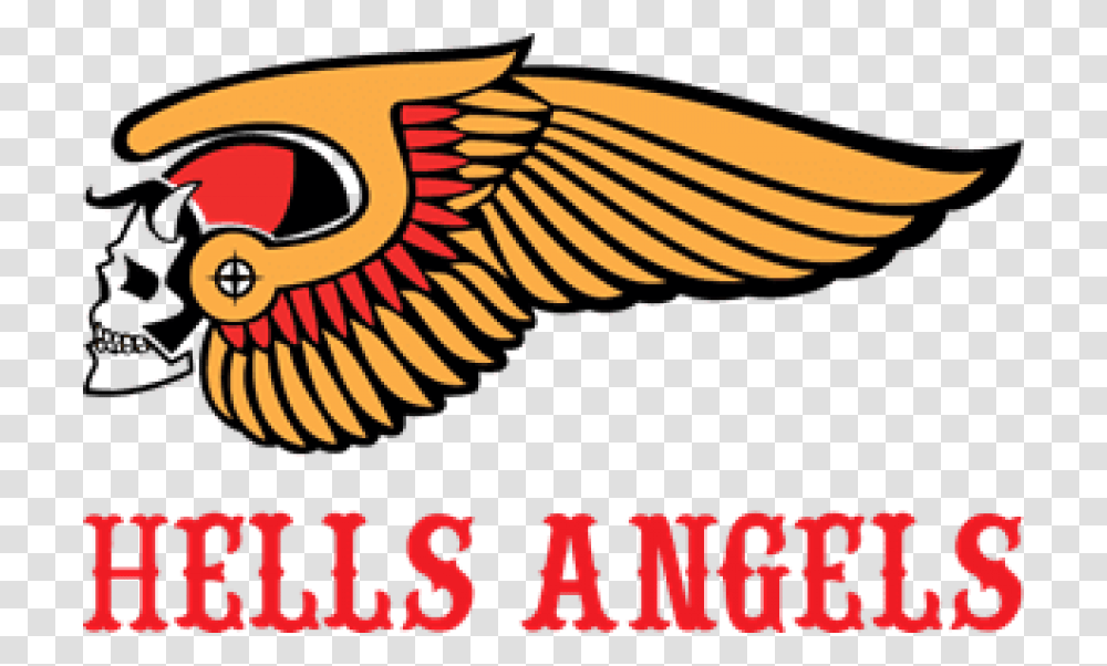 Angel Wings Clipart Hells Angels Logo, Poster, Advertisement Transparent Png