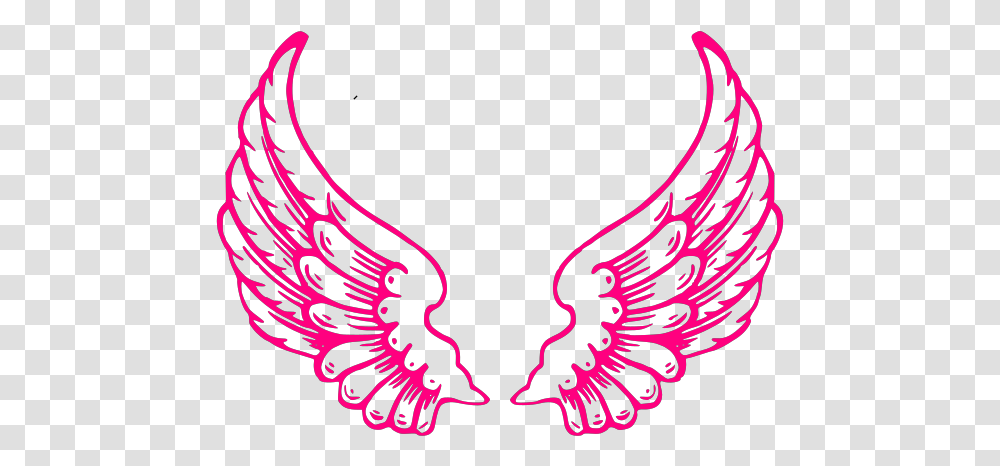 Angel Wings Clipart, Light, Emblem, Neon Transparent Png