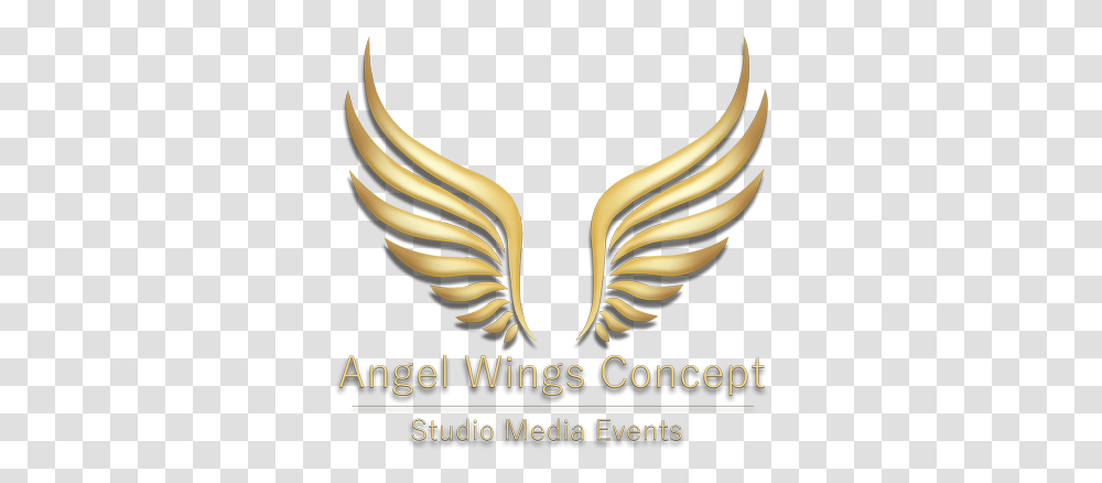 Angel Wings Concept Emblem, Symbol, Logo, Trademark Transparent Png