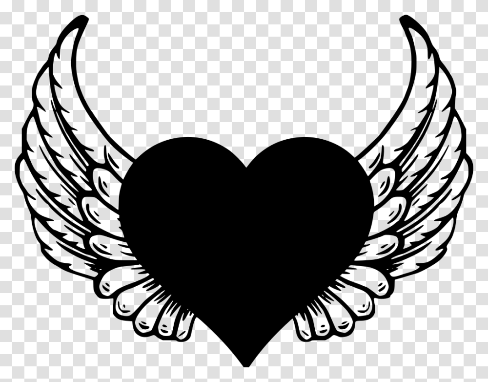 Angel Wings Download W With Wings Logo, Gray, World Of Warcraft Transparent Png