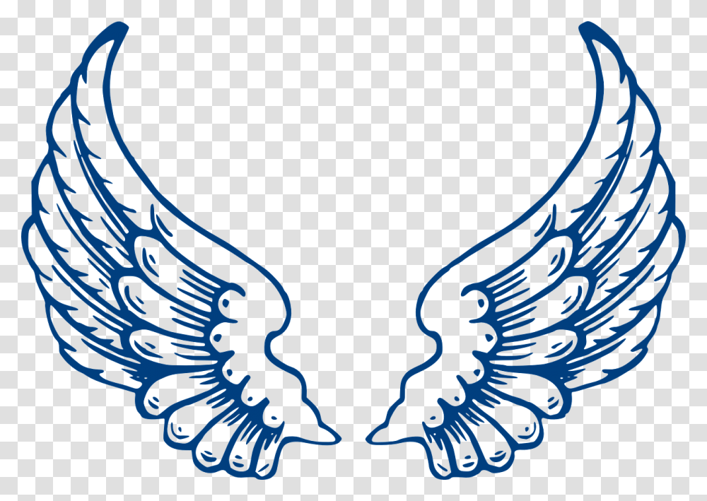 Angel Wings, Emblem, Logo, Trademark Transparent Png