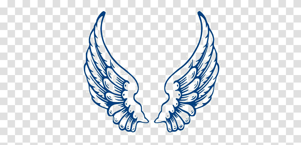 Angel Wings Free Image Angel Wings Svg Free, Emblem, Pattern Transparent Png