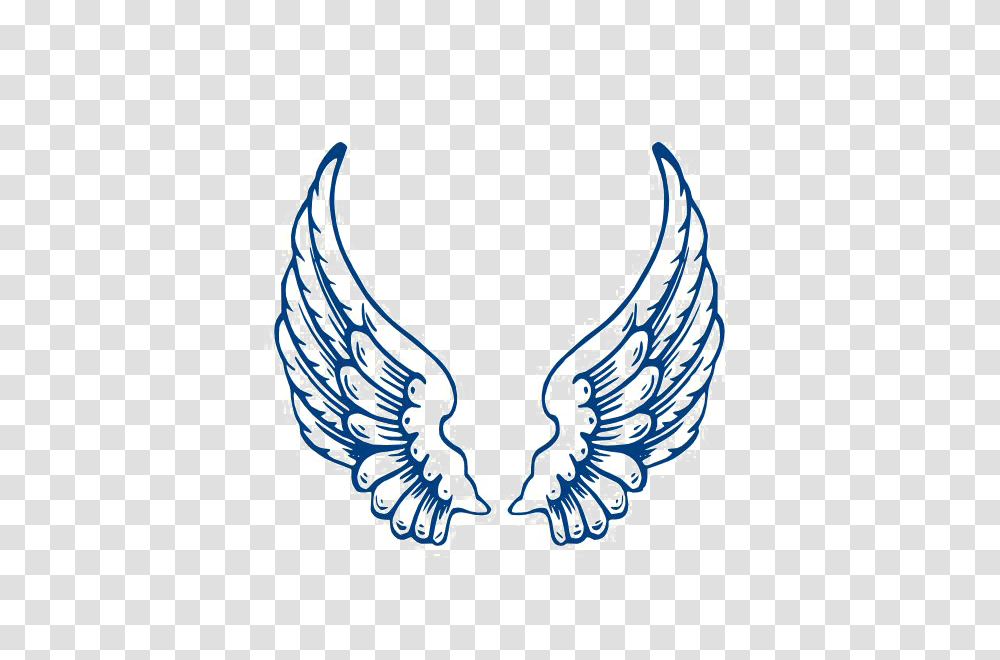 Angel Wings Free Image, Logo, Trademark, Emblem Transparent Png