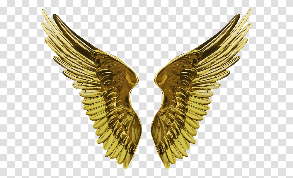 Angel Wings Gold Angel Wings, Bronze, Art, Archangel, Brass Section Transparent Png
