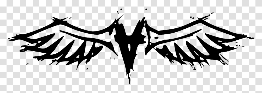 Angel Wings Graffiti, Stencil, Star Symbol Transparent Png