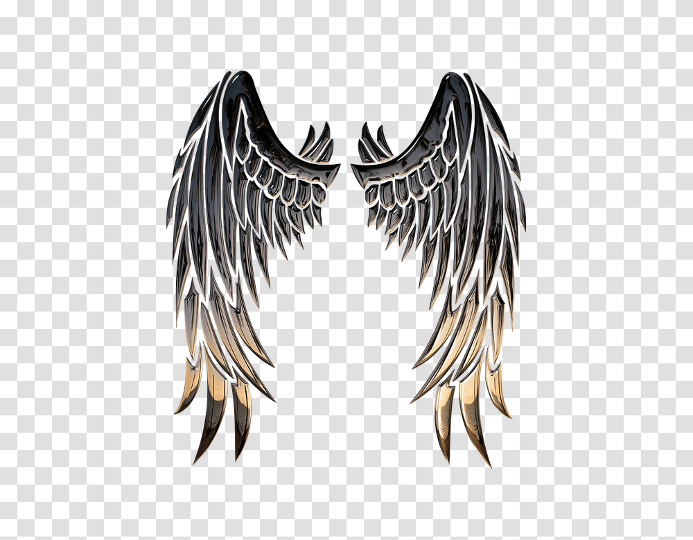 Angel Wings High Quality Image Arts, Bronze, Accessories, Accessory, Jewelry Transparent Png