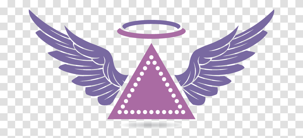 Angel Wings Logo Angel Logo, Triangle, Bird, Animal, Cone Transparent Png