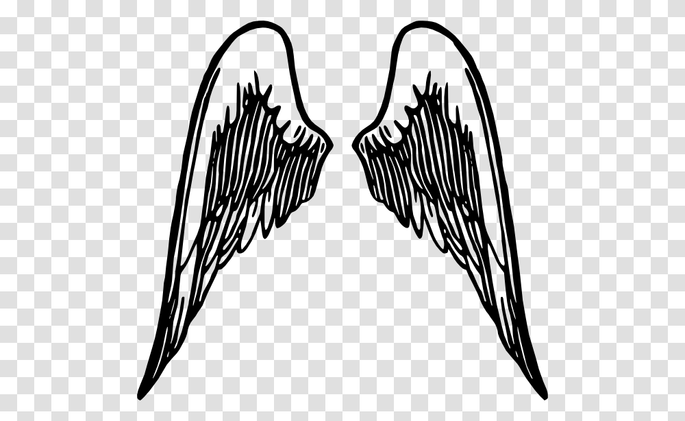 Angel Wings Tattoo Svg Clip Arts Cartoon Angel Wings Background, Pattern, Ornament, Stencil, X-Ray Transparent Png