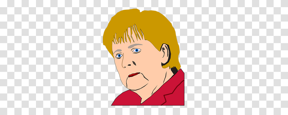 Angela Merkel Person, Face, Head, Beard Transparent Png