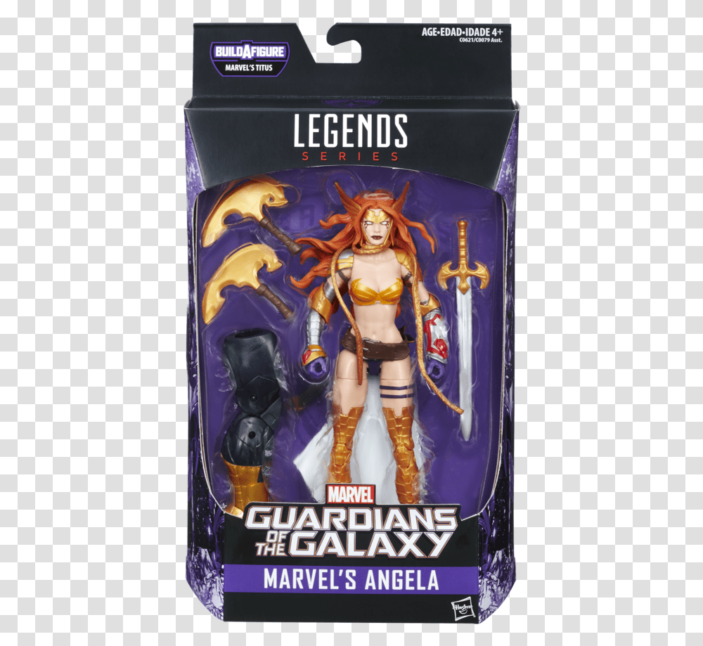 Angelaloose Marvel Legends Angela, Figurine, Toy, Doll, Barbie Transparent Png
