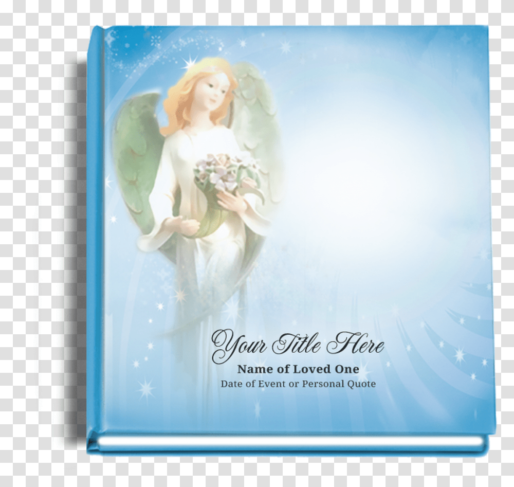 Angelic Funeral Guest Book, Person, Human, Monitor, Screen Transparent Png