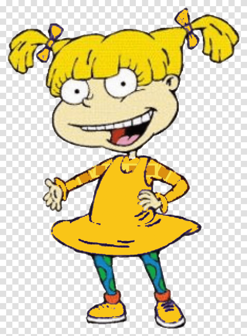 Angelica In Her Yellow Square Shrit Blues Clues Angelica, Person, Performer, Graphics, Art Transparent Png