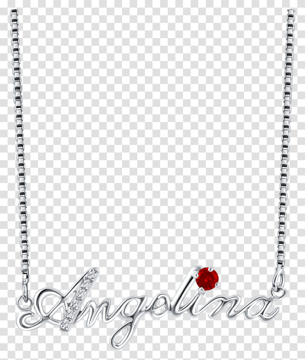Angelina 1 Jan Garnet Box Chain, Pendant, Necklace, Jewelry, Accessories Transparent Png
