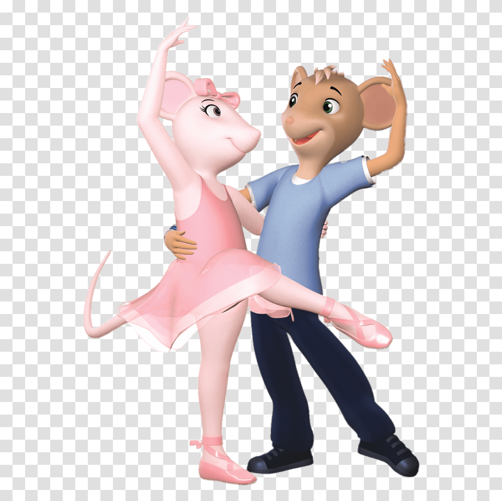 Angelina And Marco Dancing Angelina The Ballerina, Doll, Toy, Person, Human Transparent Png