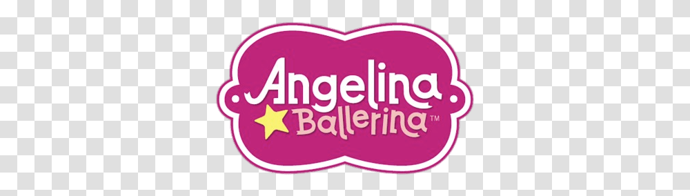 Angelina Ballerina Logo Graphic Design, Label, Text, Sticker, Symbol Transparent Png