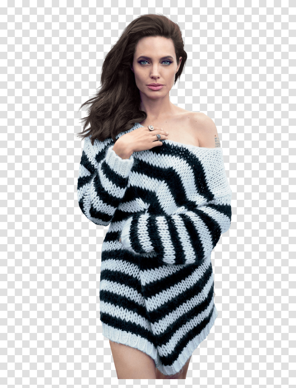 Angelina Jolie, Celebrity, Person, Long Sleeve Transparent Png