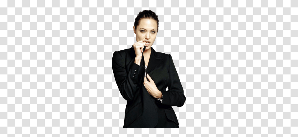 Angelina Jolie, Celebrity, Suit, Overcoat Transparent Png