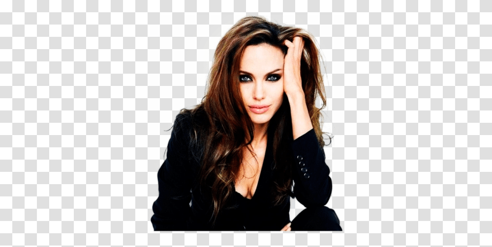 Angelina Jolie, Celebrity, Face, Person, Female Transparent Png