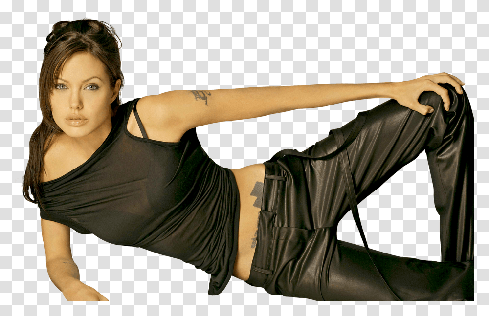 Angelina Jolie, Celebrity, Person, Working Out, Sport Transparent Png