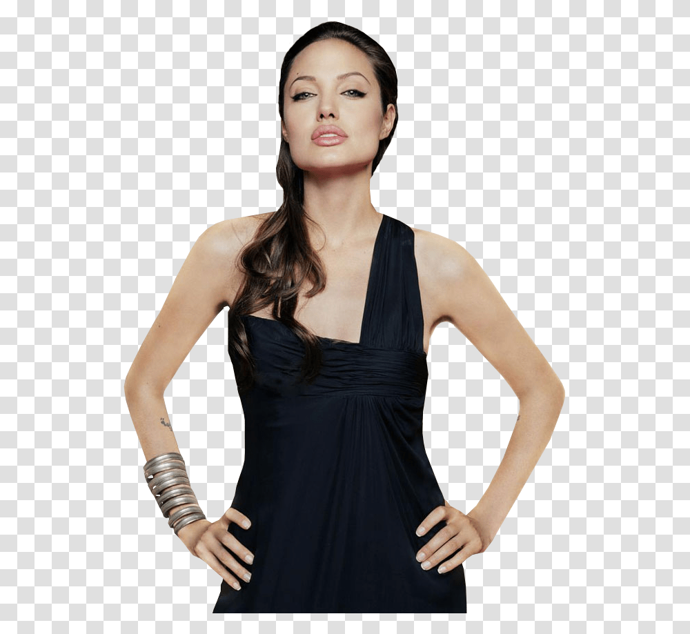 Angelina Jolie Pic Without Background, Dress, Apparel, Person Transparent Png