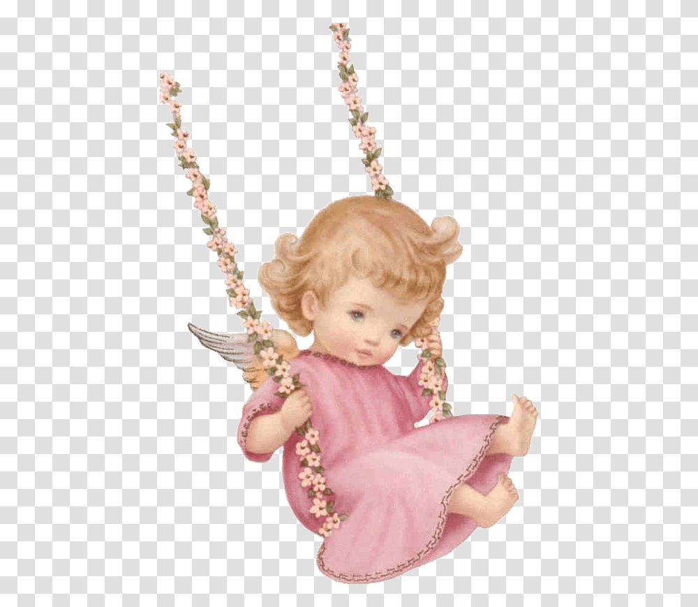 Angelito Baby Angel Pink, Person, Human, Toy, Doll Transparent Png
