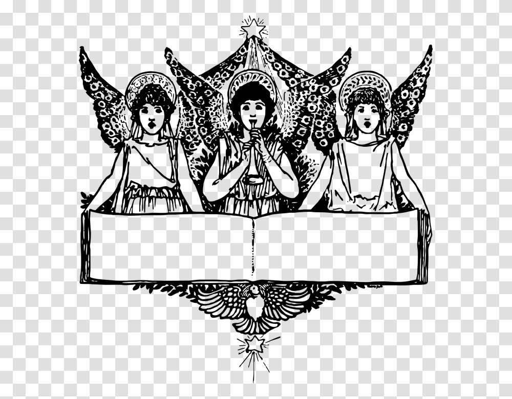 Angels Angel Faith Christian Christmas Angelic Graphic Angels, Gray, World Of Warcraft Transparent Png