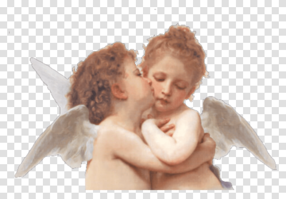 Angels Angeles Art Arte Painting Aesthetic Tumblr Angels Aesthetic, Person, Human Transparent Png