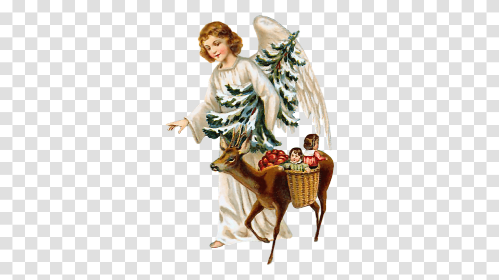 Angels Christmas Angel Hd Download, Person, Animal, Deer, Wildlife Transparent Png