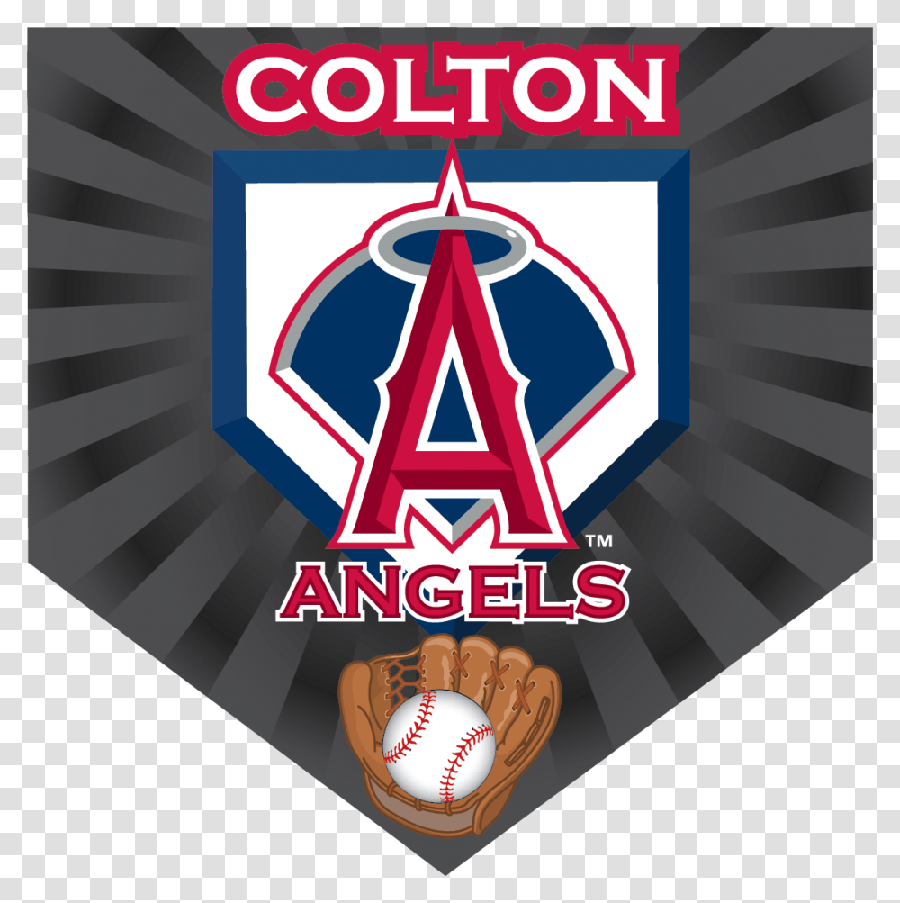Angels Home Plate Individual Team Pennant Los Angeles Angels Logo, Advertisement, Poster, Flyer, Paper Transparent Png