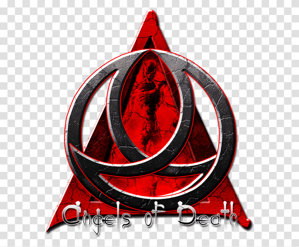 Angels Of Death Logo, Trademark, Emblem, Clock Tower Transparent Png