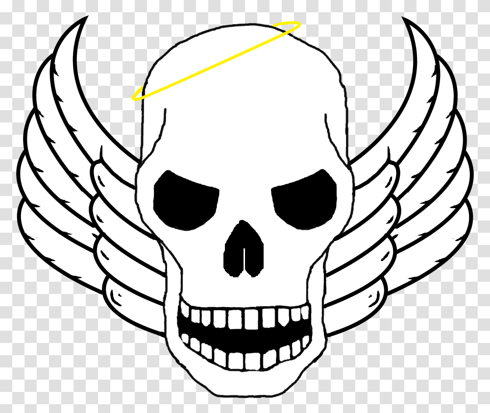 Angels Patch Logo Cartoon White Wings, Emblem, Stencil Transparent Png