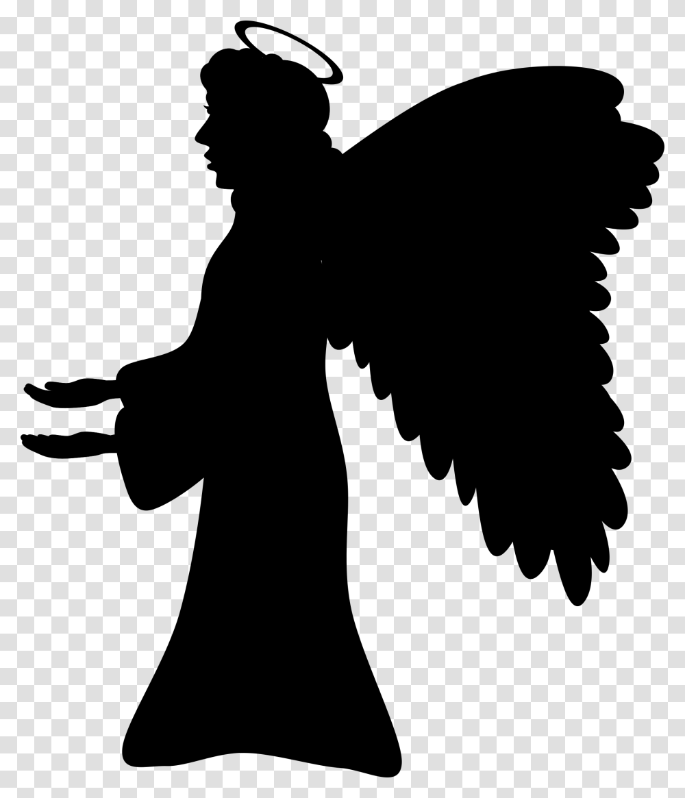 Angels Silhouette Icons, Gray, World Of Warcraft Transparent Png