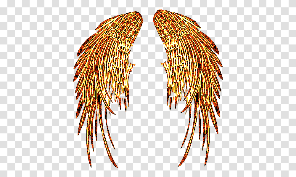 Angelwings Tattoo Image Tribal Fallen Angel Tattoo, Ornament, Pattern, Nature, Outdoors Transparent Png
