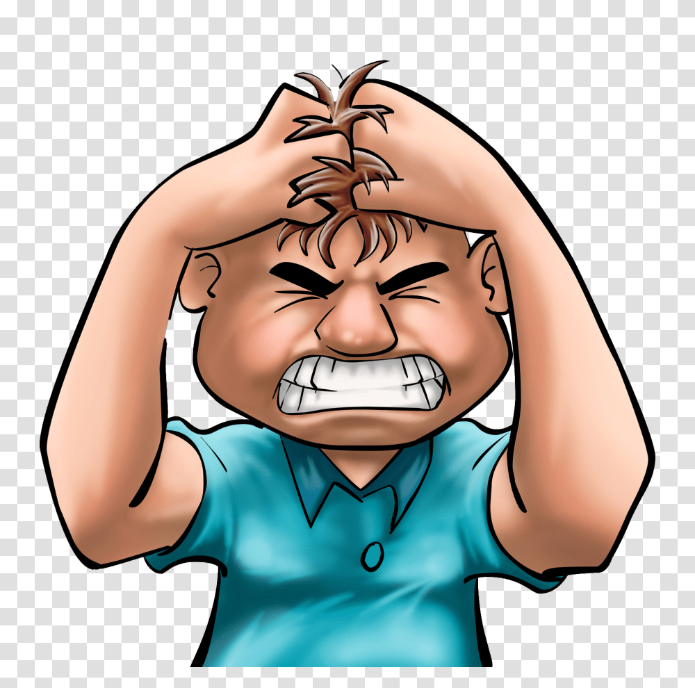 Anger Clipart Group With Items, Head, Face, Person, Jaw Transparent Png