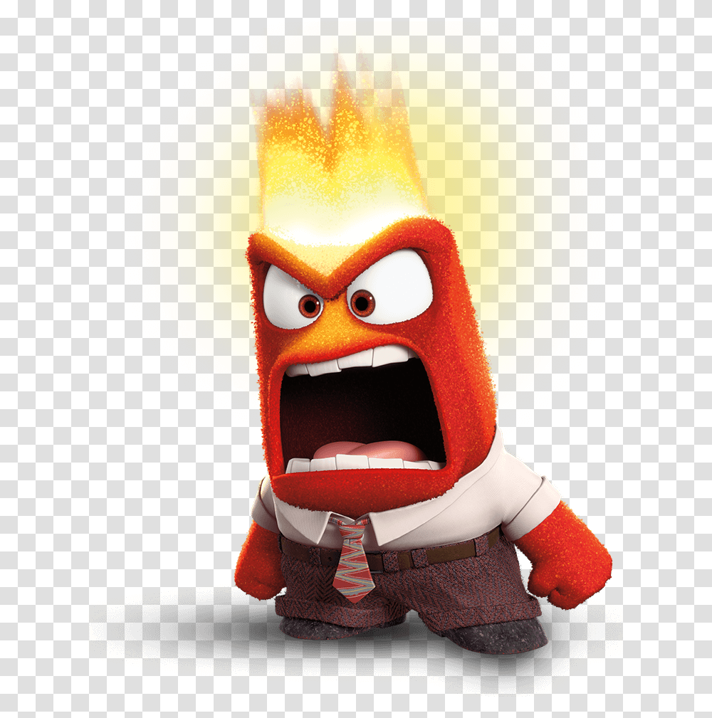 Anger Yelling Inside Out Anger Emotion, Toy, Lamp Transparent Png