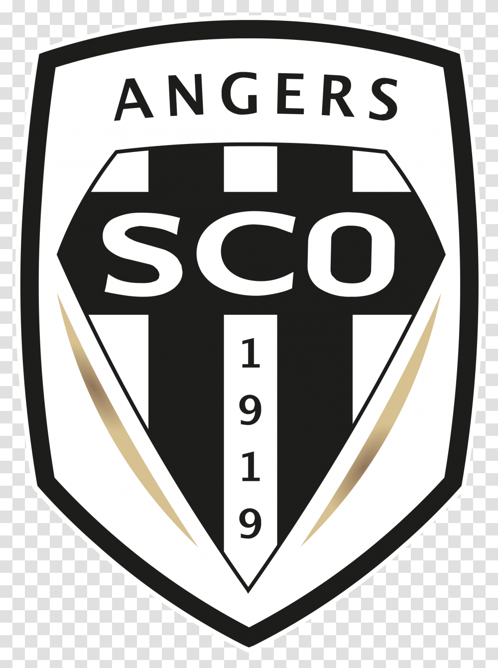Angers Sco Logo And Vector Logo Download Angers Fc Logo, Label, Text, Symbol, Security Transparent Png
