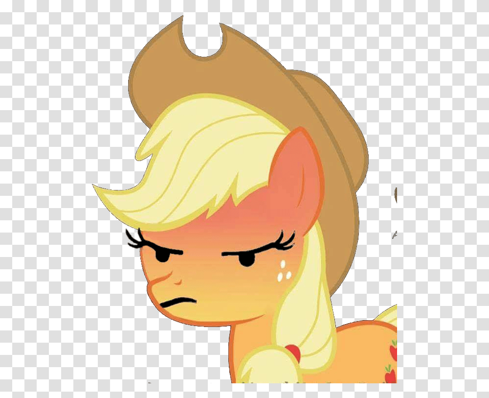 Angery Angry Applejack Edit Emoji Pony Safe Angry Applejack, Outdoors, Animal, Apparel Transparent Png