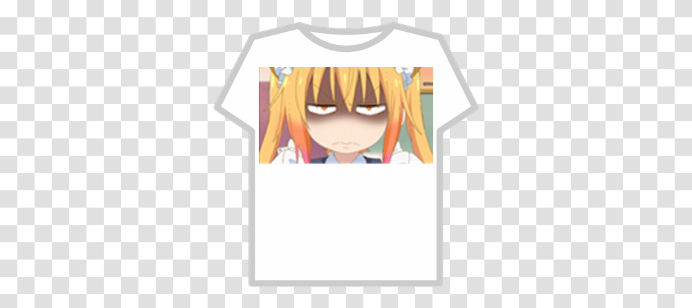 Angery Tohru Roblox Muffin Time T Shirt, Clothing, Apparel, Sleeve, T-Shirt Transparent Png