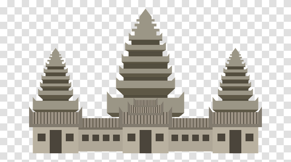Angkor Wat Clipart Hindu Temple, Building, Architecture, Dome, City Transparent Png