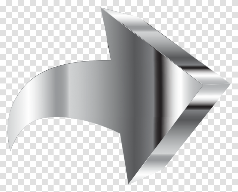 Angle Black And White Line Clipart 3d White Arrow, Lamp, Symbol, Star Symbol, Paper Transparent Png