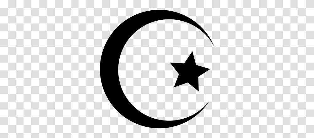 Angleareasymbol Crescent Moon And Star Design, Gray, World Of Warcraft Transparent Png